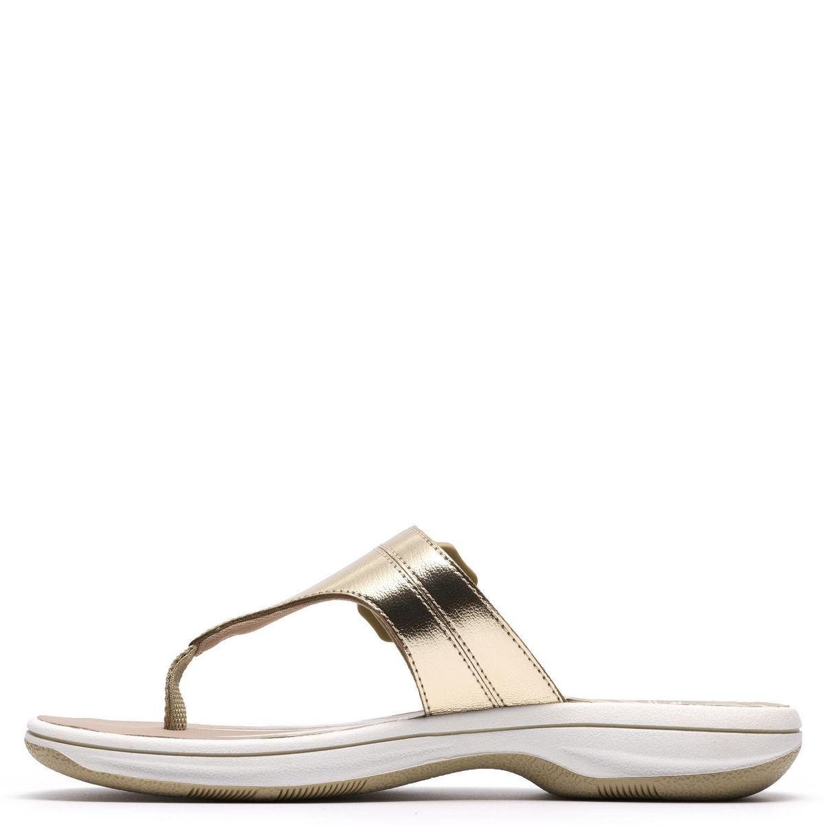 CLARKS - Sandalia Mujer Dorado Clarks