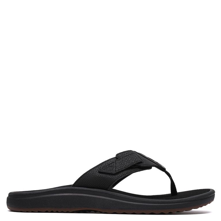 Sandalia Hombre Cuero Negro