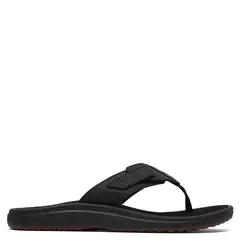 CLARKS - Sandalia Hombre Cuero Negro