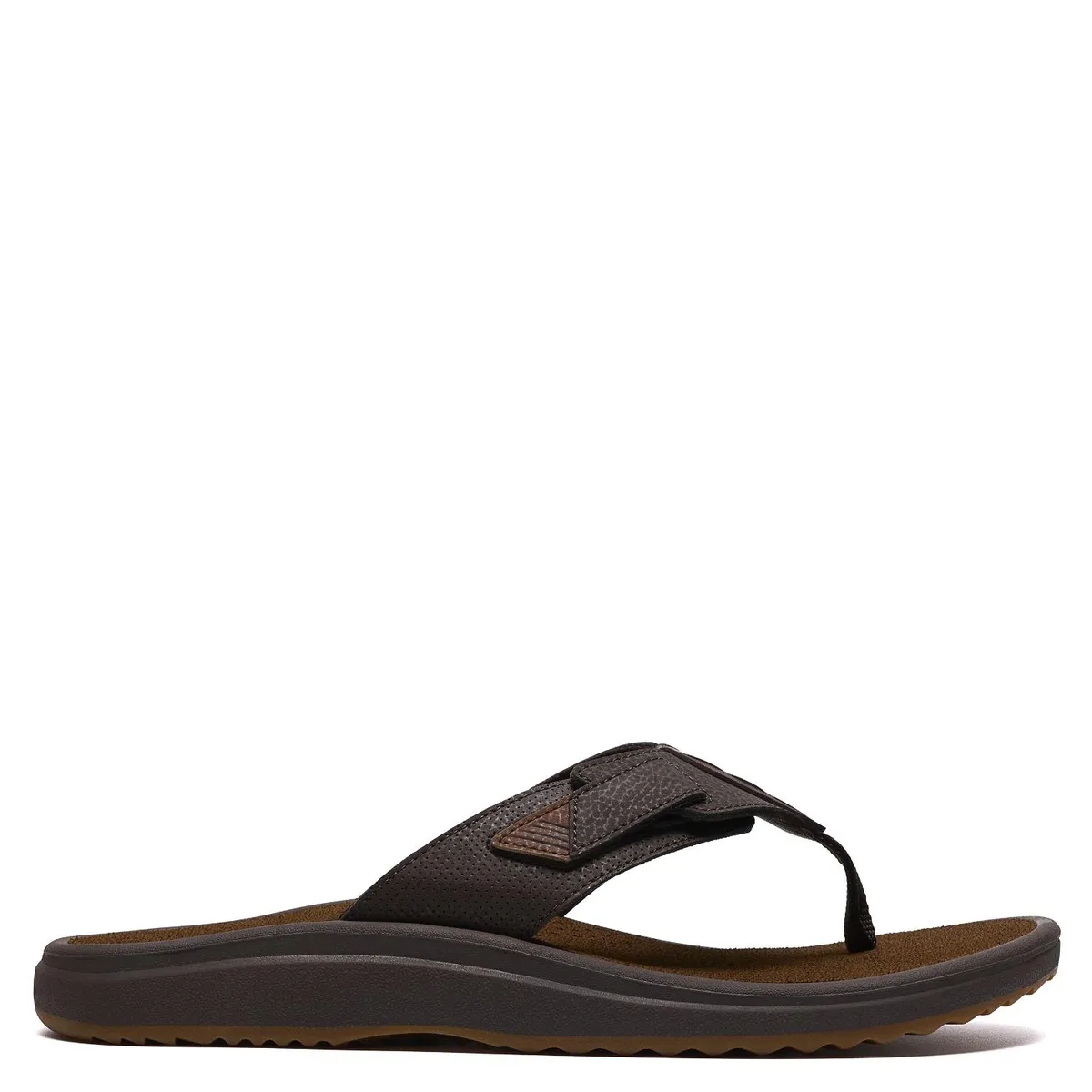 CLARKS - Sandalia Hombre Cuero Café Clarks