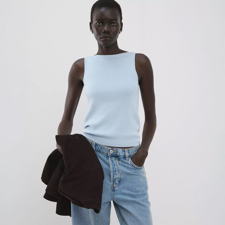 Polera Punto Fino Mujer