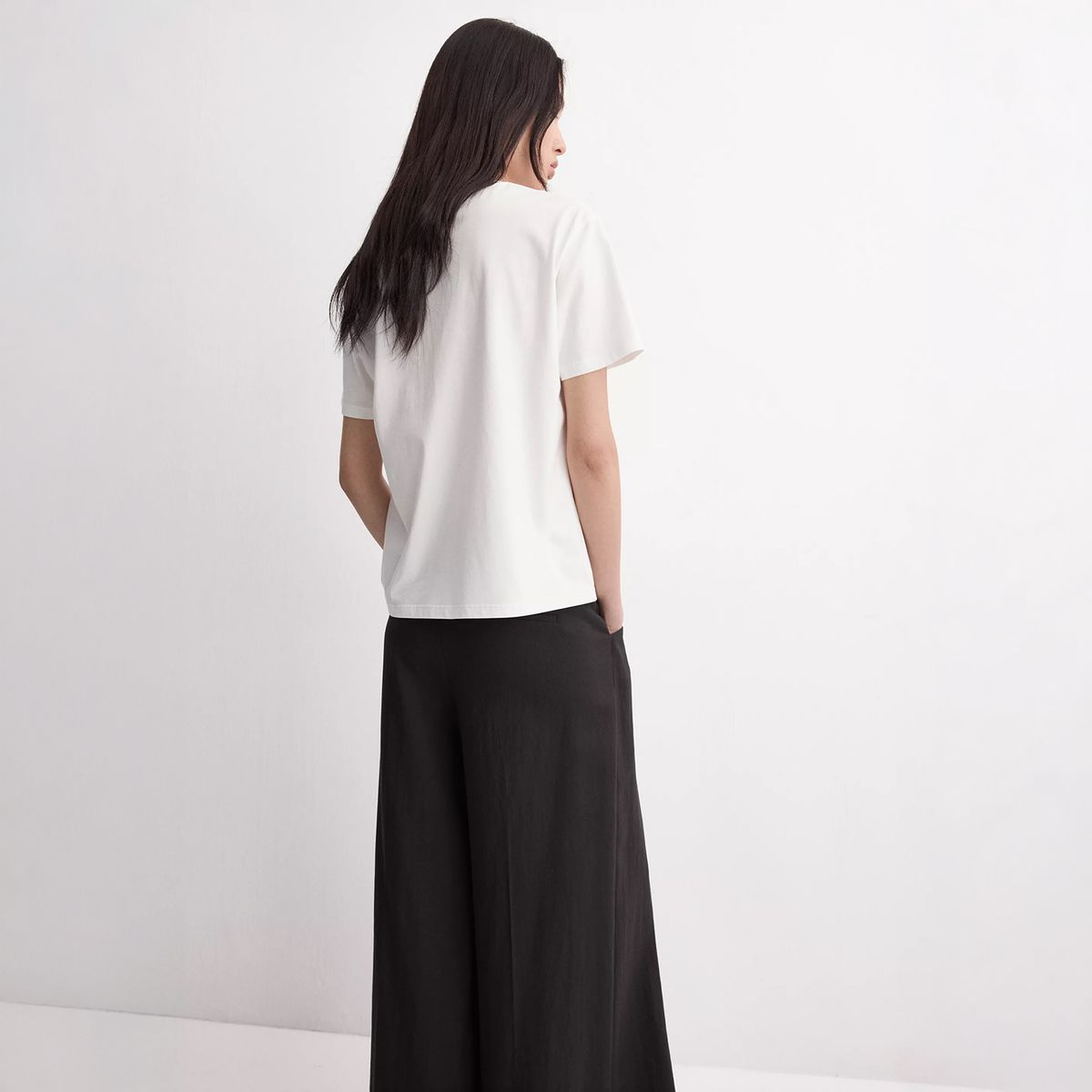MANGO - Polera Algodón Bordado Floral Mujer Mango