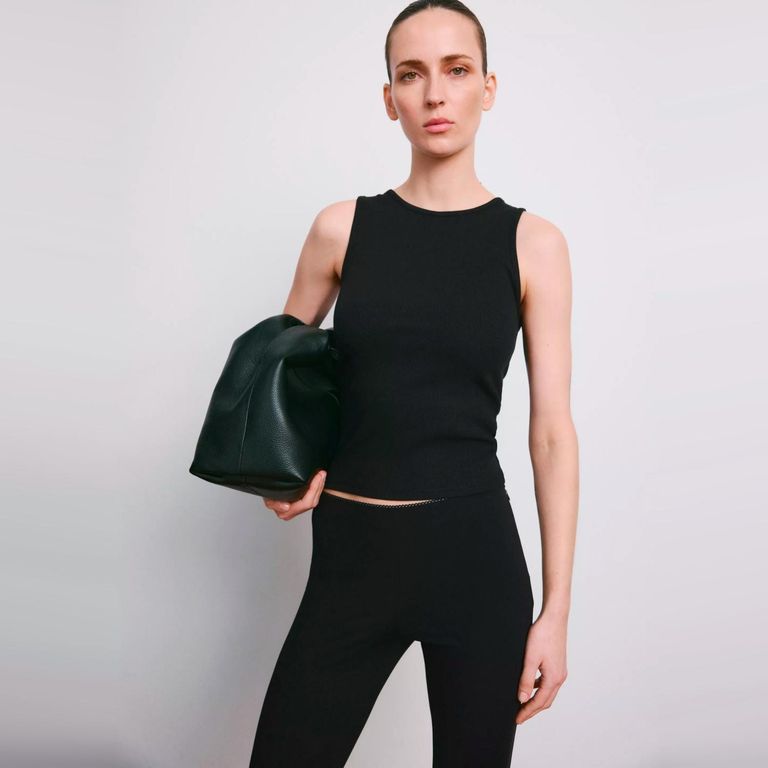 Polera Canalé Algodón Mujer