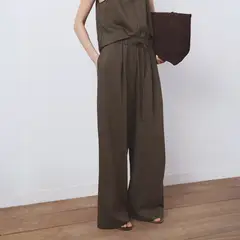MANGO - Pantalón Recto Rayas Mujer
