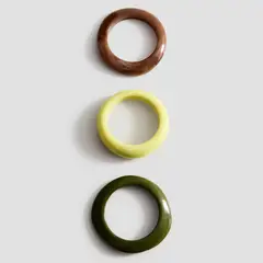 MANGO - Set 3 Maxi Pulseras Volumen Combinadas Mujer