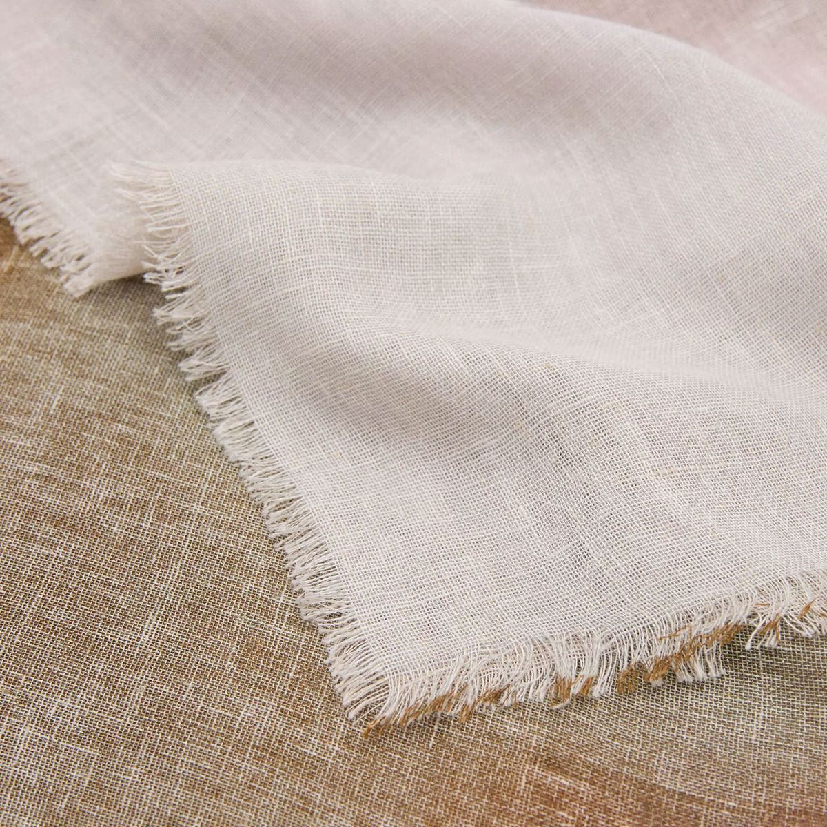 MANGO - Pañuelo Lino Efecto Degradado Mujer Mango