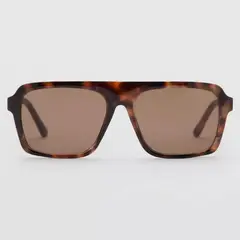 MANGO - Lentes De Sol Aviador Montura De Pasta Mujer
