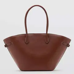 MANGO - Bolso Shopper Doble Asa Mujer
