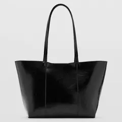 MANGO - Bolso Shopper Mediano Mujer
