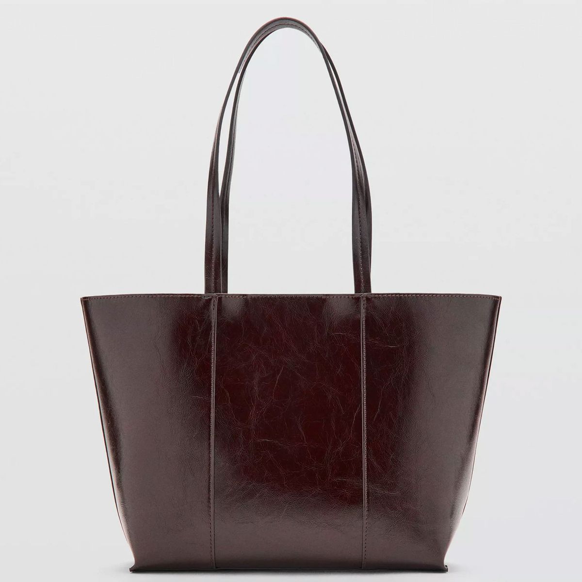 MANGO - Bolso Shopper Mediano Mujer Mango