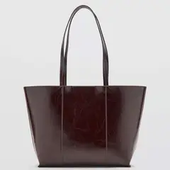 MANGO - Bolso Shopper Mediano Mujer
