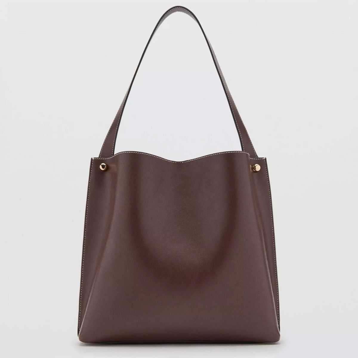 MANGO - Bolso Saca Detalles Metálicos Mujer Mango