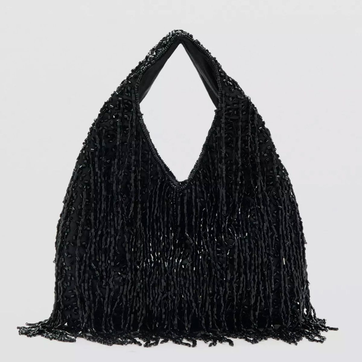 MANGO - Bolso Mano Flecos Mujer Mango