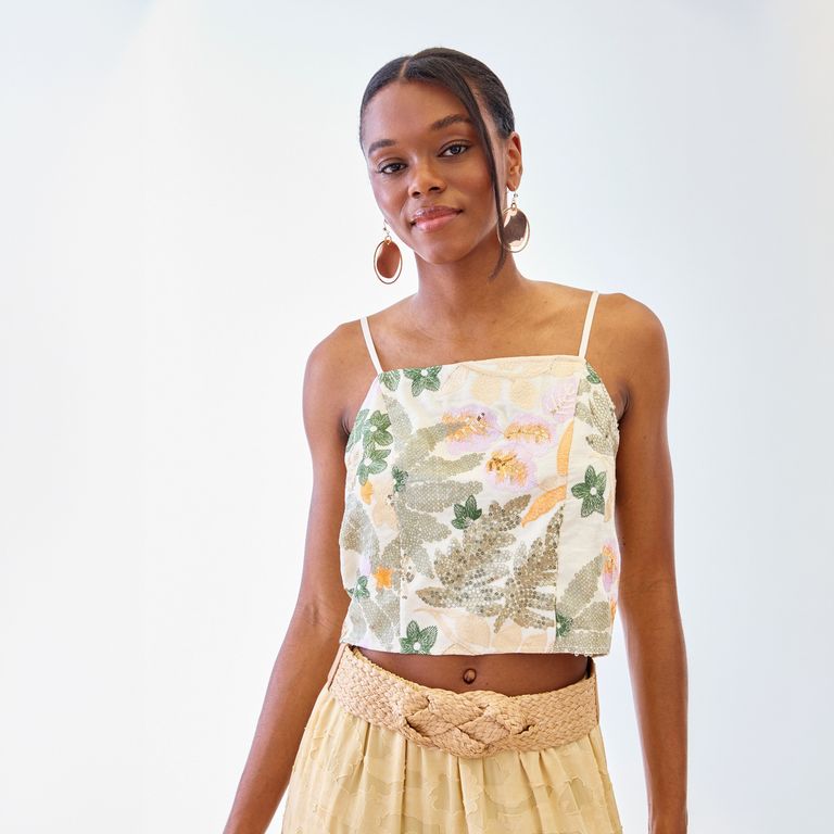Top Estampado Mujer