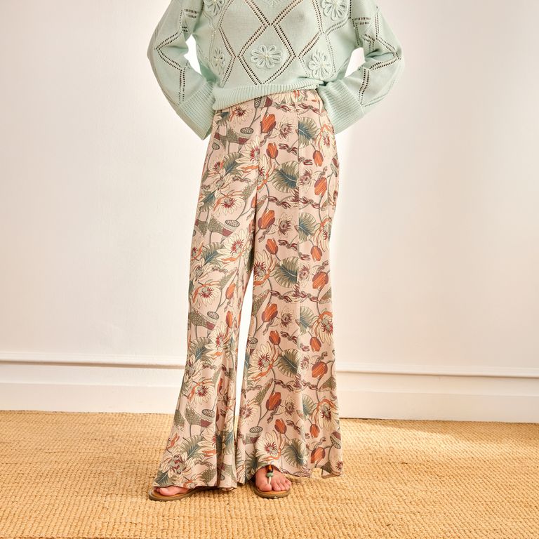 Pantalón Estampado Mujer
