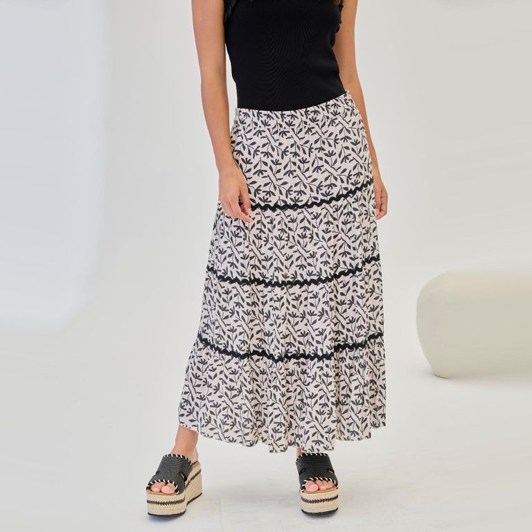 Falda Estampada Mujer