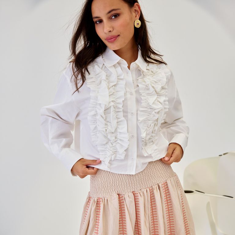 Blusa Vuelos 100% Algodón Mujer