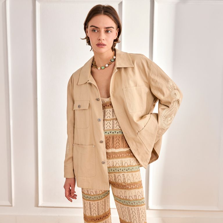 Chaqueta 100% Algodón Mujer