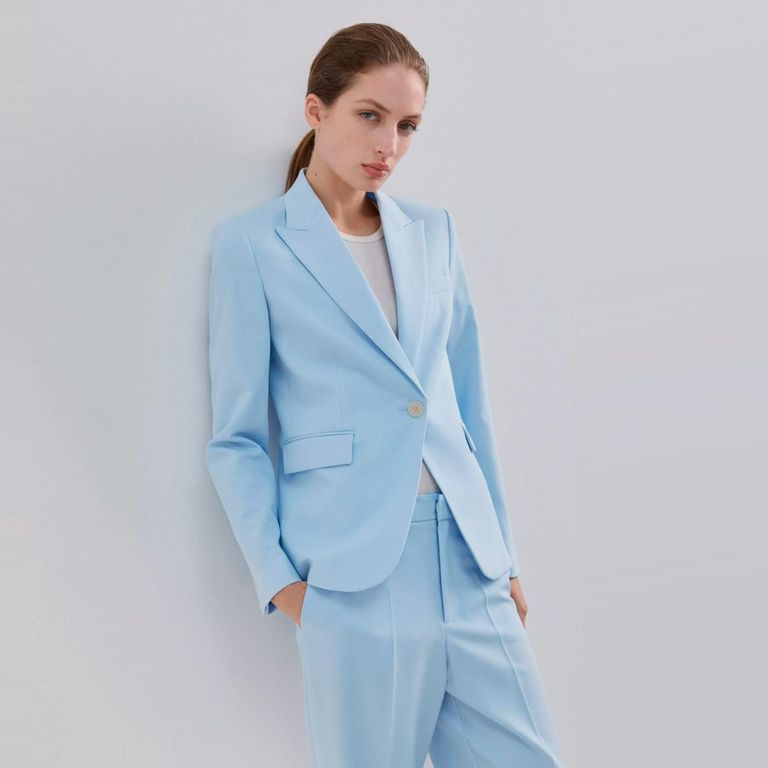 Blazer Traje Entallada Mujer