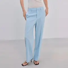 MANGO - Pantalón Recto Traje Mujer