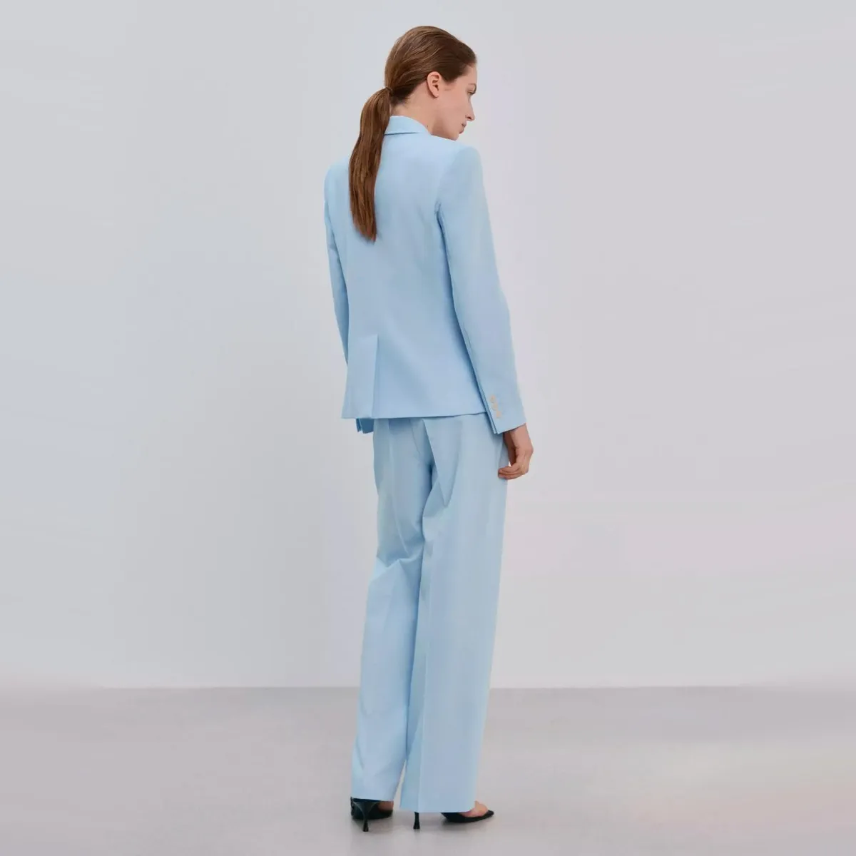 MANGO - Pantalón Recto Traje Mujer Mango