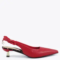 LOLA CASADEMUNT - Zapato Formal Mujer Punta Rojo