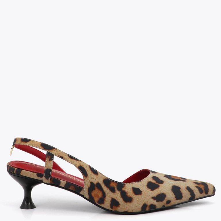 Zapato Formal Mujer Punta Animal Print