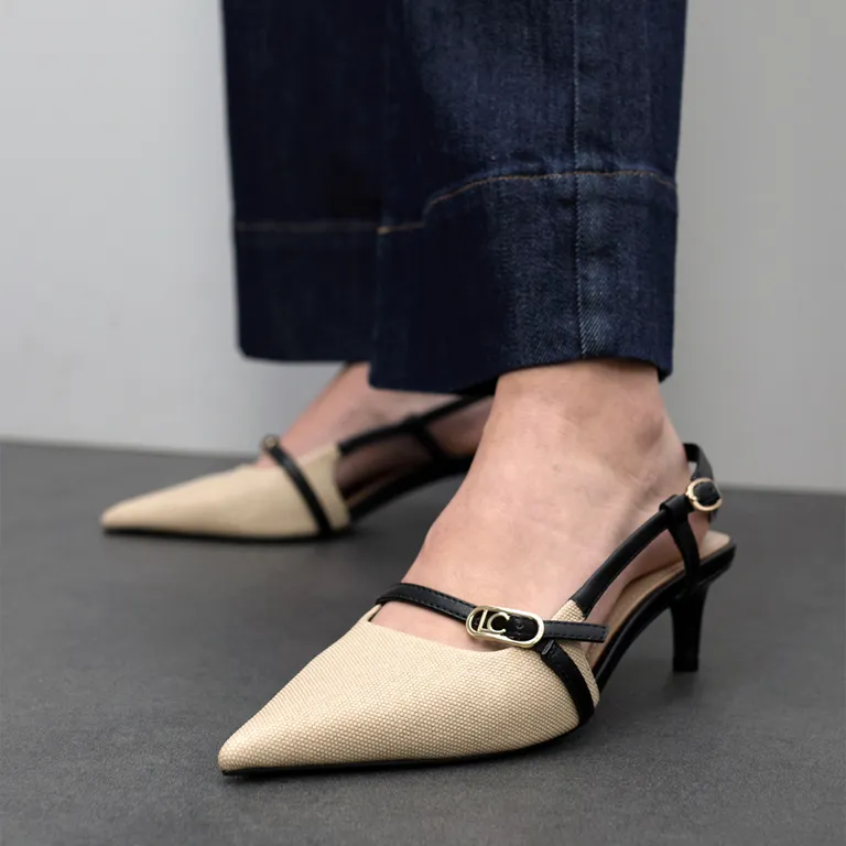Zapato Formal Mujer Punta Beige