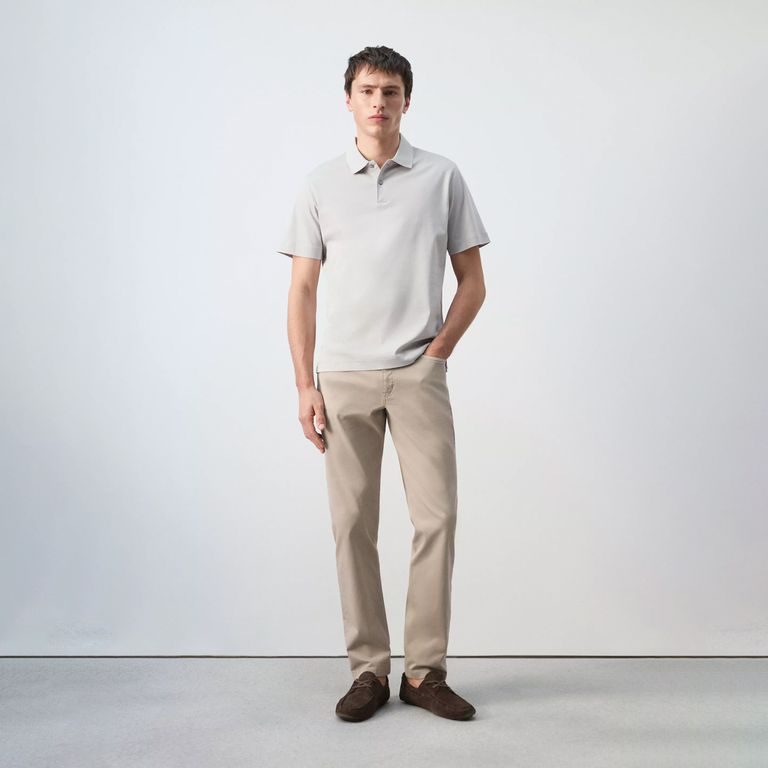 Pantalon 100% Algodón Regular Fit Hombre