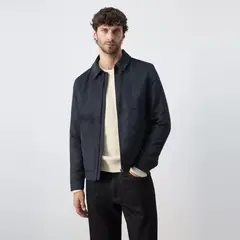 MANGO MAN - Chaqueta Efecto Gamuza