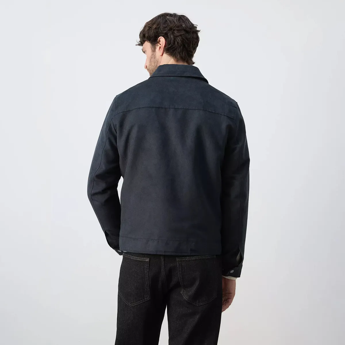 MANGO MAN - Chaqueta Efecto Ante Hombre Mango Man