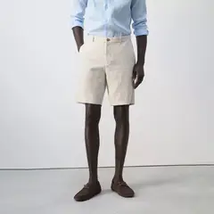 MANGO MAN - Bermudas Slim Fit 100% Lino Hombre