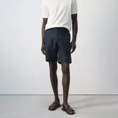 MANGO MAN - Bermudas Slim Fit 100% Lino Hombre