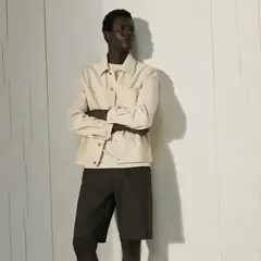 MANGO MAN - Bermudas Slim Fit 100% Lino Hombre