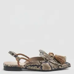 DANSI - Zapato Casual Mujer Cuero Animal Print