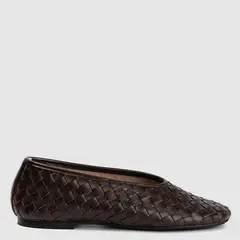 DANSI - Zapato Casual Trenzado Mujer Cuero Café