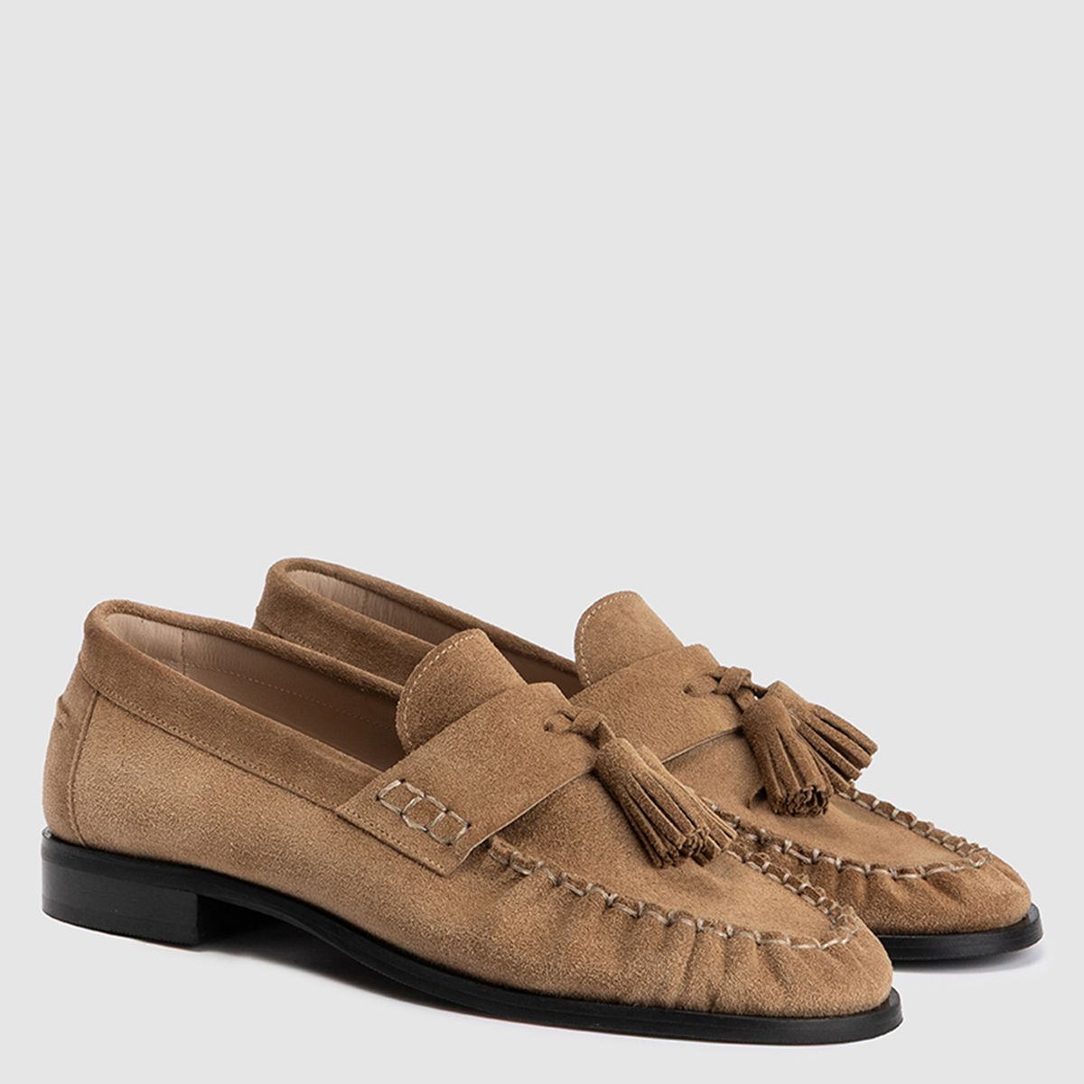DANSI - Mocasín Mujer Cuero Café Dansi