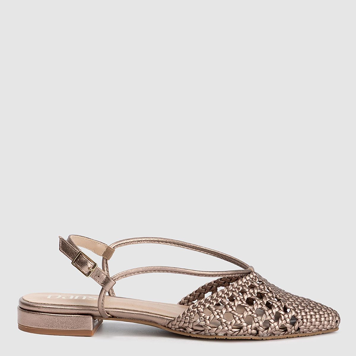 DANSI - Zapato Casual Mujer Cuero Plateado Dansi