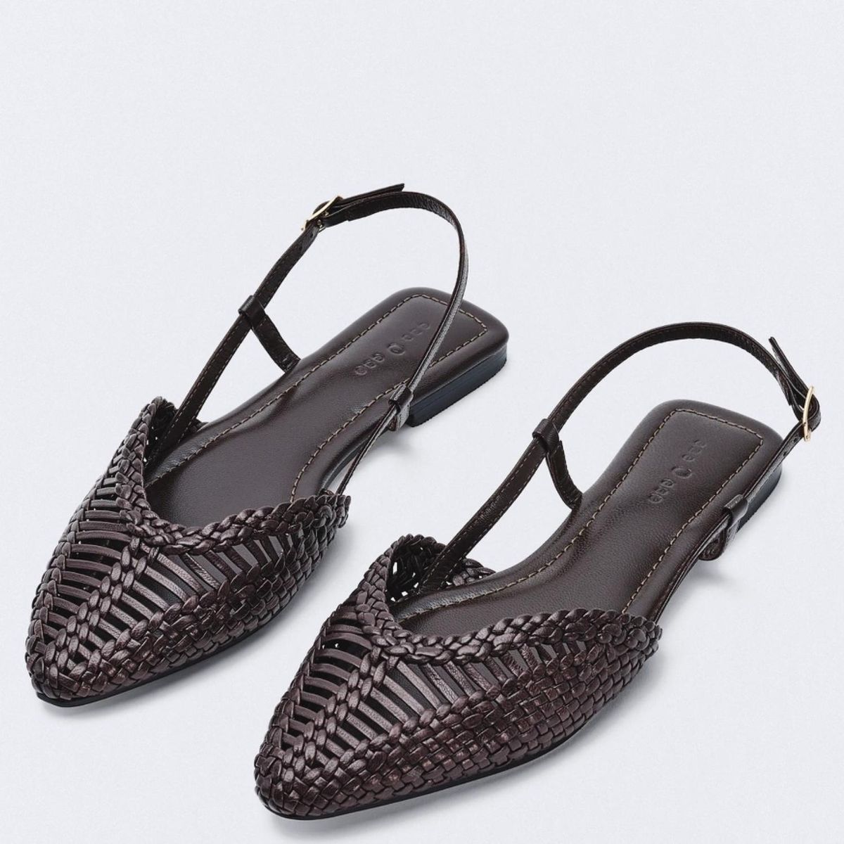 ESEOESE - Zapato Trenzado Mujer Cuero Café Eseoese
