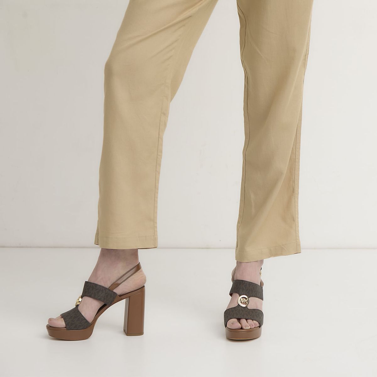 MICHAEL KORS - Sandalia Mujer Café Michael Kors