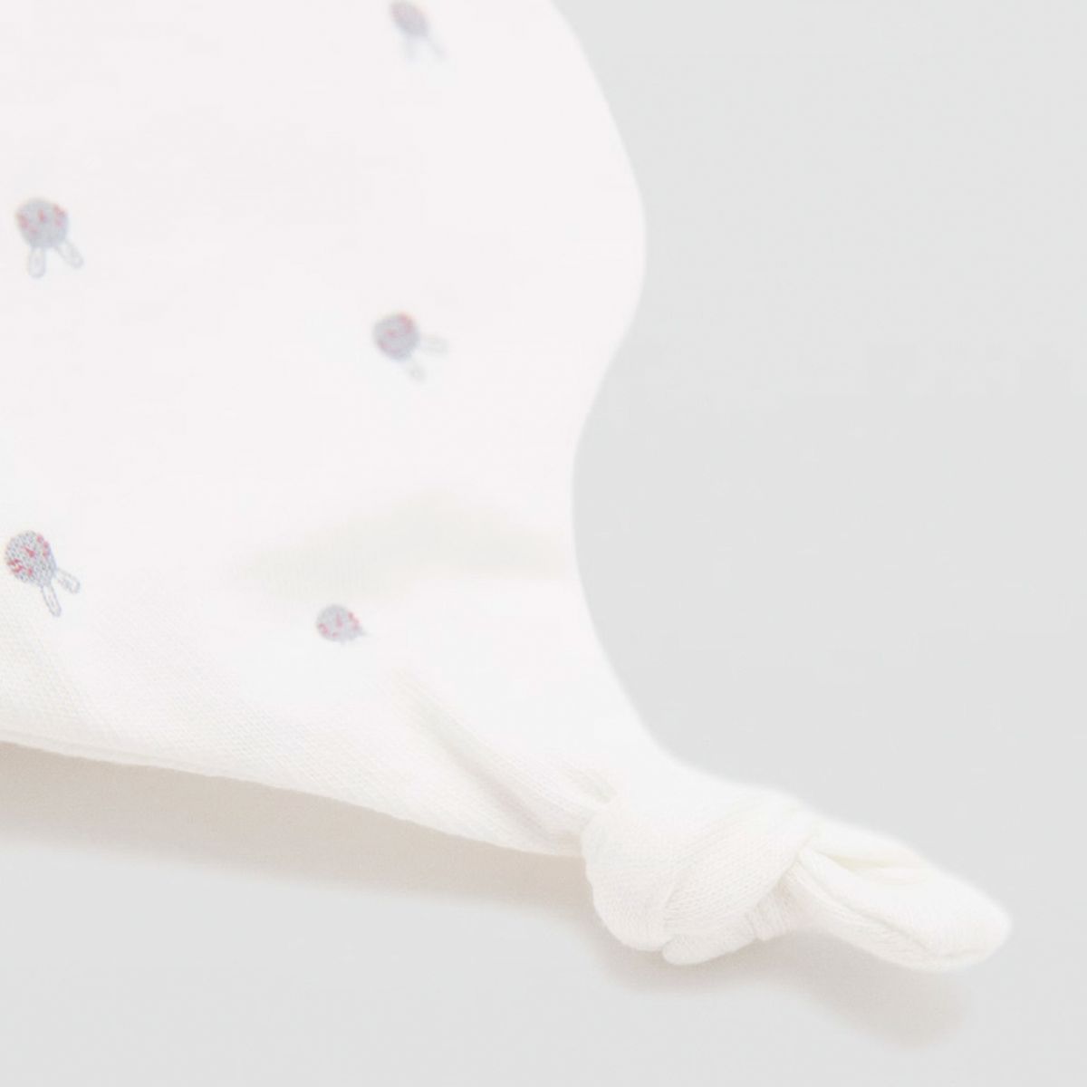 MANGO KIDS - Gorro Estampado Detalle Nudo Unisex Bebé  Mango Kids