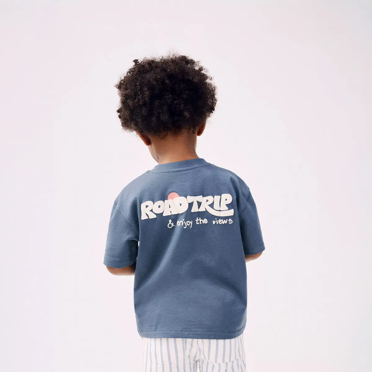 MANGO KIDS - Polera Algodón Estampada Solapa Interactiva Bebé Niño Mango Kids