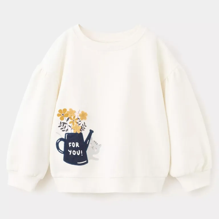 Polerón Algodón Estampada Bebé Niña