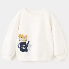 MANGO KIDS - Polerón Algodón Estampada Bebé Niña