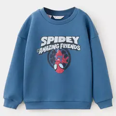 MANGO KIDS - Polerón Algodón Spidey Bebé Niño