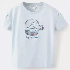 MANGO KIDS - Polera Algodón Estampada Bebé Niña