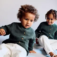 MANGO KIDS - Cárdigan Punto Botones Unisex Bebé