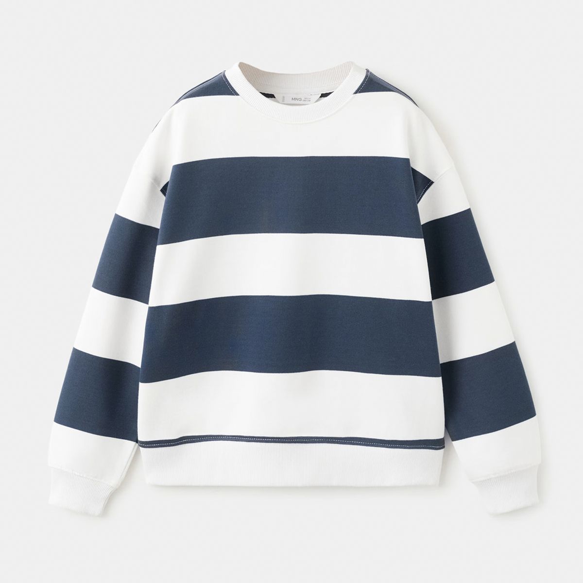 MANGO KIDS - Polerón Algodón Rayas Niño Mango Kids