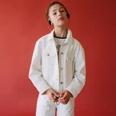 MANGO KIDS - Chaqueta Vaquera Básica Niña