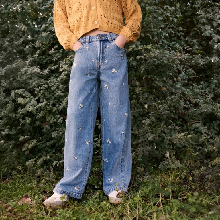 Jeans Recto Estampados Niña